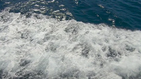 Foaming wave Video stock 109796647