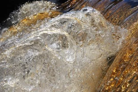 Foaming waves Stock Photos