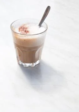 Foamy cappuchino Stock Photos
