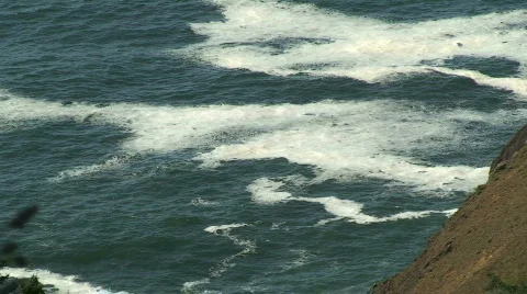 Foamy Ocean 库存影片 697236