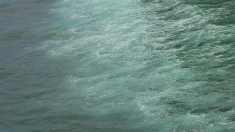 Foamy ocean water Stock Footage 72448313