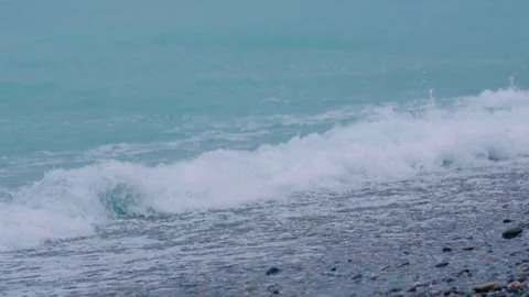 Foamy sea waves, rough sea, Stock Footage 239228498