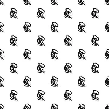 Foamy splash pattern Illustrazione stock