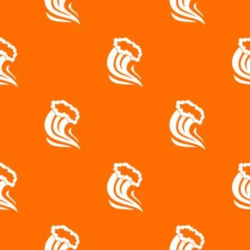 Foamy splash pattern seamless Illustrazione stock