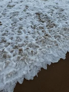 A foamy wave Foto stock