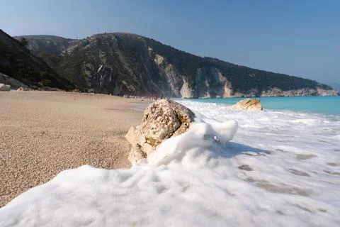 A foamy wave Stock Photos