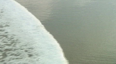 Foamy waves loop Stock Footage 606821