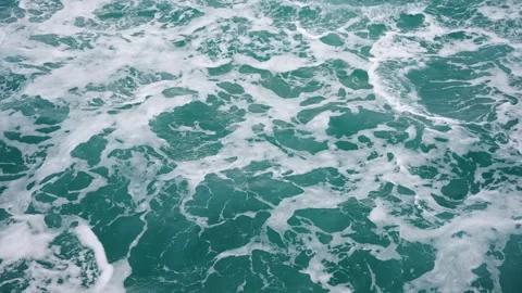 Foamy Waves Rolling Toward Camera Stock Footage 305956933