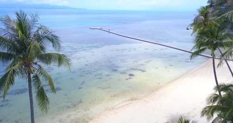 Foating demountable plastic bridge Stock Footage 89613599