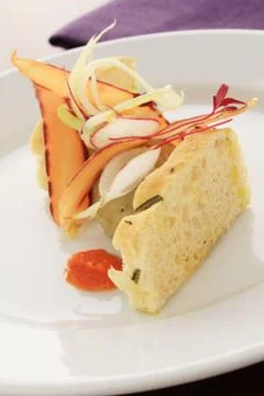 Focaccia appetizer Foto stock