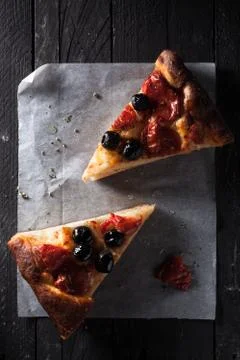 Focaccia Barese Stock Photos