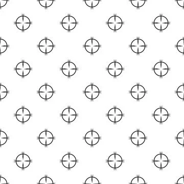 Focal target pattern seamless Stock Illustration
