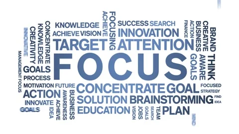 Focus animated tag word cloud,animation ... | Stock Video | Pond5