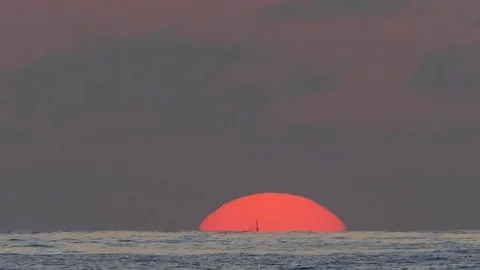 Focus on beautiful sunset 库存影片 78063545