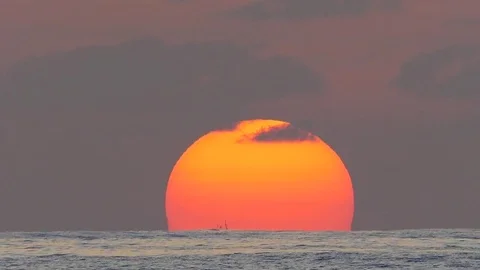 Focus on beautiful sunset Stock-Footage 78063588