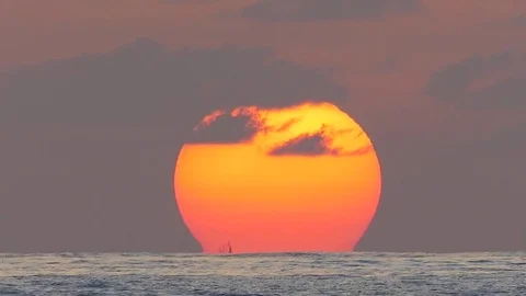 Focus on beautiful sunset Stock-Footage 78063620