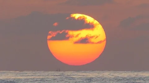 Focus on beautiful sunset Stock-Footage 78063633