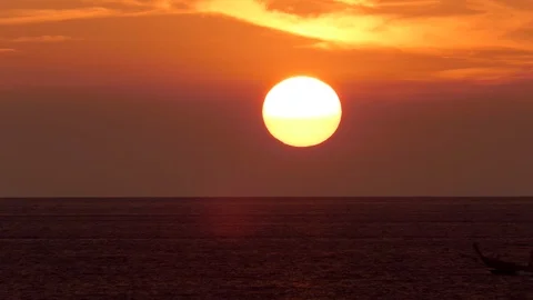 Focus on beautiful sunset 库存影片 87900828