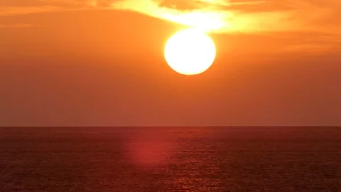 Focus on beautiful sunset Stock-Footage 87900905