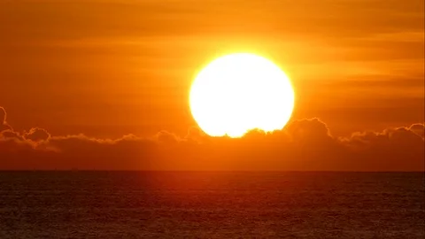 Focus on beautiful sunset Stock-Footage 89376389
