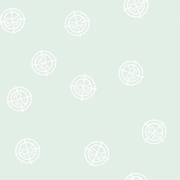 Focus business ethics line vector seamless pattern Illustrazione stock