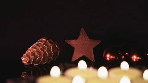 Focus to the candles Stock Footage 104516112
