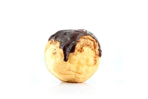 Focus chocolate donuts. Stock Photos