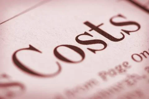 Focus on costs Stock Photos