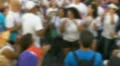 OFF FOCUS crowd singing - San Sebastian Fiestas HD Footage