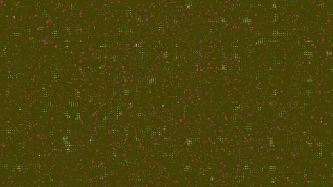 Focus Digital Tech Grid Loop with Pink &amp; Green LED Particles Stock Footage 345699997