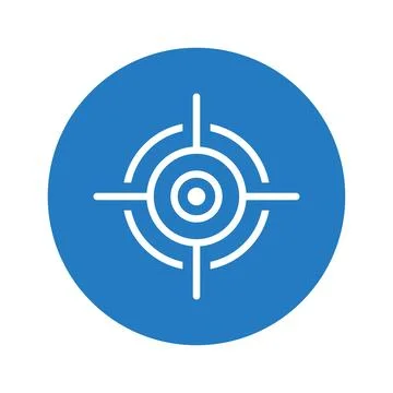 Focus, goal, objective icon. Stock Illustration