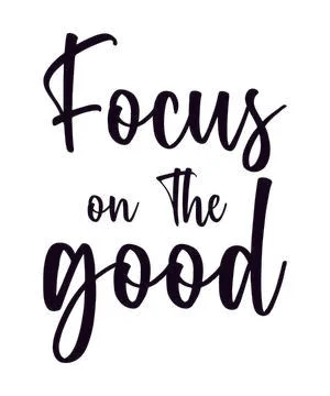 Focus On The Good Stock Illustration