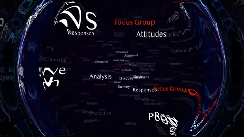 FOCUS GROUP Keywords Animation, Backgrou... | Stock Video | Pond5