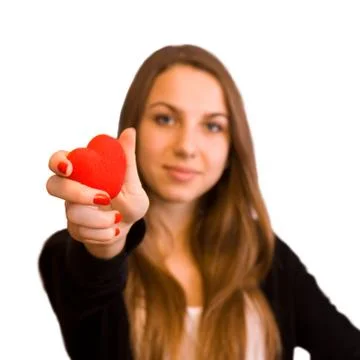 Focus on heart Stock Photos
