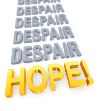 Focus on hope Illustrazione stock