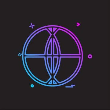 Focus icon design vector Stock Illustration
