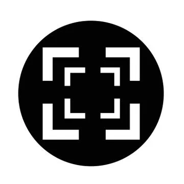 Focus icon Illustrazione stock