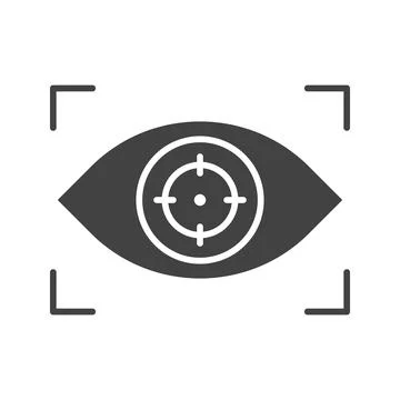 Focus icon vector image. Illustrazione stock