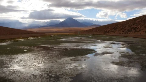 Focus On : Laguna Chaxa Stock Footage 107180527