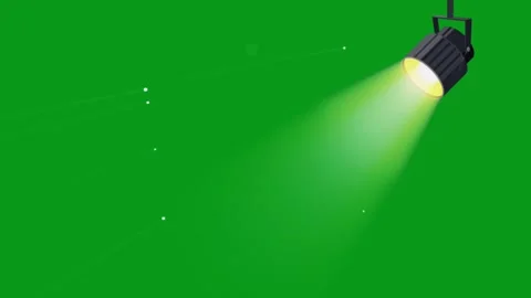 Focus Light 4K Overlay Green Screen Studio Effect Stock-Footage 294099262