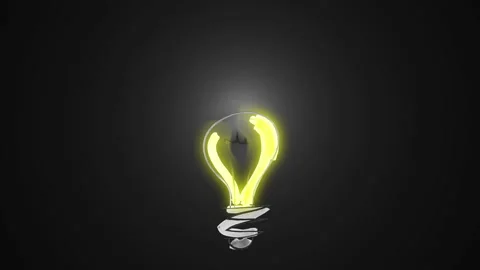 Focus with lights up as concept of idea Stock Footage 135915010