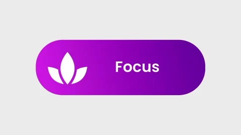 Focus Mode Pill Button Stock Footage 334463008
