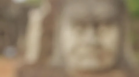 Focus Out-In Decorative Head Damaged Noise  Stock Footage 42775102