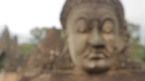 Focus Out-In Decorative Head Stock Footage 42775590
