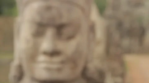 Focus Out-In Decorative Head Stock Footage 42776593