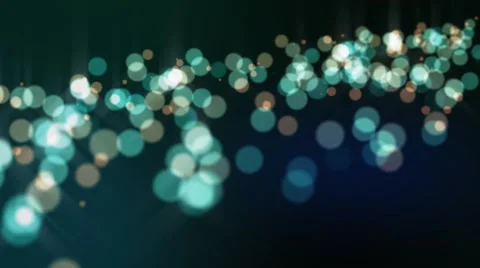 Focus Particle Loop - Blue / Silver Stock Footage 991387