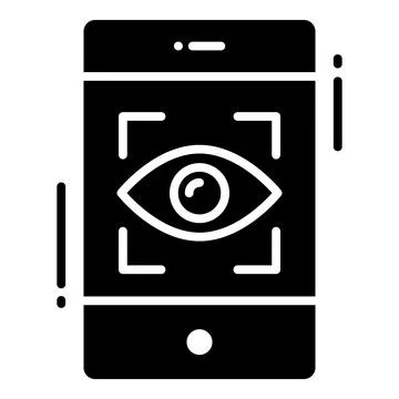 Focus, Protection and security vector icons set cyber computer network busi.. Stock Illustration