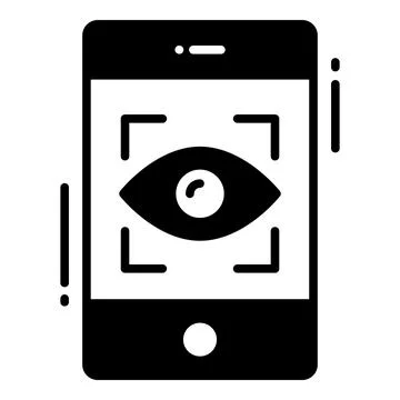 Focus, Protection and security vector icons set cyber computer network busi.. Ilustración de archivo