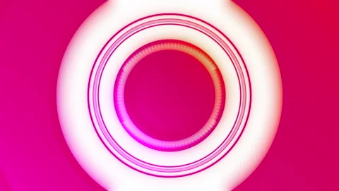 Focus pull and zoom through an abstract camera lens. Motion. Blinking abstract Stock Footage 266960471