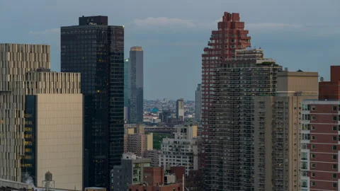 Focus Pull Cityscape Timelapse Video stock 243928749